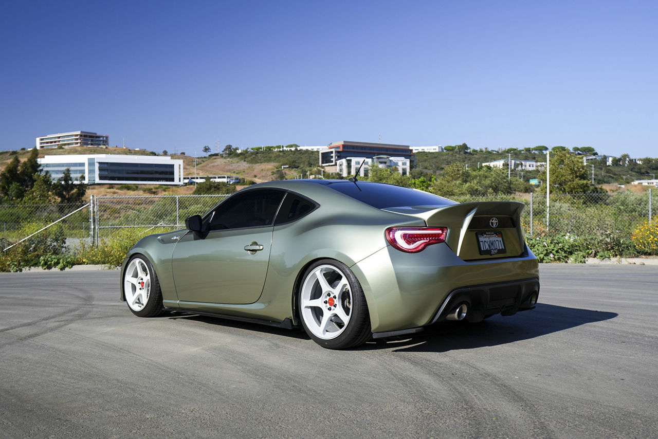 2016 Toyota Scion FRS - Motegi MR159 BATTLE V - White | Wheel Pros